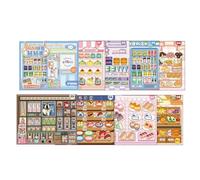 Livre D'Autocollants Mini-Scènes Scrapbooking Portable DIY Cartoon Sur Le