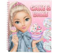 Livre de coloriage - Depesche - TOPModel Cake & Bake - 40 pages - 5 stickers - Reliure à anneaux