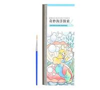 Livre de peinture à l'aquarelle, livre d'aquarelle de poche pour