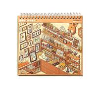 Livre de Scènes Autocollants 10 Sets de Stickers Créatifs Mignons pour
