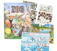 livre de Stickers Create your Zoo Jaune G