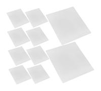 Livre Modele Stylo 3D Tapis à Pochoir pour Stylo 3D 10 Pièces | Modèle de Dessin Transparent, Tapis de Bricolage Transparent en PVC, Fournitures pour Stylos 3D