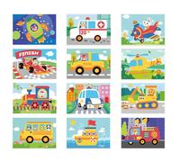 Livres d'autocollants en mousse, jeu 3D Eva fait à la main, créatif, éducatif, apprentissage sans danger pour les, divers thèmes adhésifs, ensemble d'art interactif pour