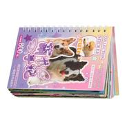 Livres de Stickers pour Animaux de compagnie mignons, carnets de , | Set d'Autocollants Animaux Avion, voiture, loisirs créatifs tes, anniversaires Chien