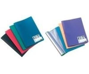 Livret de présentation ELBA "Memphis", avec 40 pochettes, couleurs assorties DIN A4, en PP, avec étiquette d'inscription