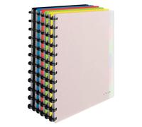 Livret de présentation Esselte VIVIDA, A4, avec 25 pochettes transparentes, assorti en PP, pochettes transparentes interchangeables - 8 pièces (624014)