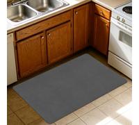 LIWEIREN Tapis de Douche Antiderapant 50 x 75 cm Fort Pouvoir Absorbant Tapis de Bain Antidéparant et Doux Facile à Nettoyer pour La Salle de Bain, Douche, Baignoire Ou comme, Gris Foncé