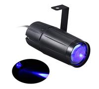 Lixada 10 W LED Pinspot lumière, unique faisceau de lumière lumières Disco, appareil d'éclairage pour la fête de Noël Home Decoration Bar Club Pub DJ Show Concert/Mood Lights