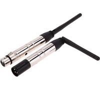 Lixada 2.4G ISM DMX512 Wireless Male & Female 2 in 1 XLR Receiver & Transmitter LED Lighting for Stage PAR Party Light with Antenna
