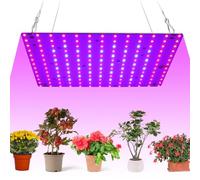 Lixada Lampe LED de Croissance pour Plantes (169 LEDs), Spectre Rouge-Bleu, Suspension Économique 12W, Idéale pour Serres/Légumes/Fleurs