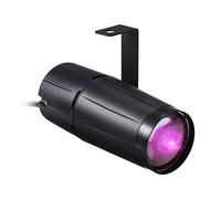 Lixada LED Pinspot lumière, unique faisceau de lumière lumières Disco, appareil d'éclairage pour la fête de Noël Home Decoration Bar Club Pub DJ Show Concert/Mood Lights, Rose