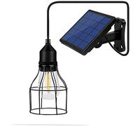 Lixada Suspension solaire E27 - Lumière sensible - Étanchéité IP65 - Pour jardin, cour, terrasse, balcon