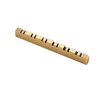 LIXSAZSE Chevilles de remplacement en os pour guitare acoustique, faciles à installer, pontets en laiton, pièces de chevalet pour guitare électrique, sillet de chevalet