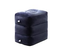 LIXSAZSE Dites adieu Pour aux douleurs et Pour aux courbatures jambes avec l'oreiller de voyage gonflable Goye ! Coussinets de pieds gonflables en velours doux et végétal, bleu