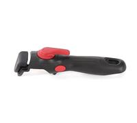 LIXSAZSE Poignée amovible, pour casserole, poignée et poignées, clip anti-brûlure, batterie de cuisine, amovible, toutes les batteries de cuisine, poêles, noir