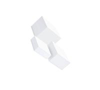 LIXSAZSE Présentoir à buffet en acrylique, support de présentation polyvalent pour buffets, mariages, cupcakes, bonbons, brunchs et autres gourmandises, Blanc