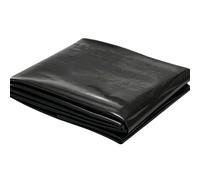 Liyadolaam 0,13mm 4x5m 5x6m 6x10m 10x15m Revêtement d'étang Noir HDPE sous-Couche Bouclier Membrane étang à Poissons Bâche, Étangs Cascade Poisson Jardin Fontaine Piscine Membrane(6x6m)