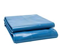 Liyadolaam Bâche Bassin HDPE 4x5m 5x7m 6x10m Bleue 6mil Résistante UV sous-Couche Revêtement Piscine Membrane Jardin Aquatique Robuste Protection Anti-Fuite Bâche Flexible | 2x10m