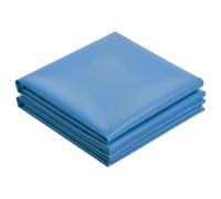 Liyadolaam Bâche d'étang PEHD 6Mil 1x8m 2x3m 4x4m 5x5m 6x10m 10x12m Bleu Coupe Facile Antiperforationn Membrane imperméable étangs Poissons ingénierie des Ressources Eau Ruisseaux(2x7m)