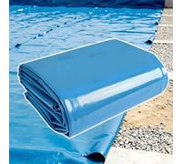 Liyadolaam Grand Bâche Bassin 4x5m 6x9m 7x8m 8x12m 10x15m Film Étanche Membrane Antihumidité pour l'imperméabilisation des fondations et du Toit Protection Pentes Rivières(3x3m)