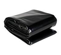 Liyadolaam Revêtement de Bassin PEHD - 4 x 4 m, 5 x 5 m, 6 x 10 m, Noir, 5 mil - Arpauline Flexible - Membrane Robuste pour Jardin Aquatique - Bouclier de sous-Couche Anti-Fuite(5x12m)