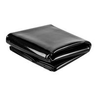 Liyadolaam Revêtement d'étang Facile à découper 2x5m 3x8m 5x6m 7x12m, Film d'étanchéité Noir, Membrane imperméable HDPE résistante à l'humidité pour étangs extérieurs(2x6m)
