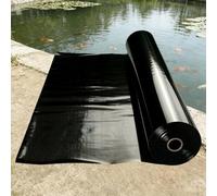 Liyadolaam Revêtement d'étang HDPE Koi 0.13mm, 1x8m 3x4m 5x5m 8x12m, bâche imperméable préformée de Grande Taille pour étangs à Poissons, fontaines de ruisseaux de Cascade(1x10m)