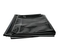 Liyadolaam Revêtement d'étang Noir HDPE 1x6m 2x4m 4x5m 5x8m 6x10m 7x7m 8x12m 10x15m, Membrane imperméable Flexible pour étangs Koi, Jardins Aquatiques, lit surélevé(6x6m)