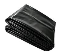 Liyadolaam Revêtement d'étang Protection Anti-Fuite HDPE 0.13mm, sous-Couche Tapis étang à Poissons pour étangs Koi, étangs Lotus, fontaines d'aménagement paysager extérieur(3x4m)