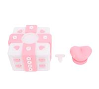 LIYJTK Coffret Cadeau ennuyeux avec vis, boîte à vis Amusante pour noël (Rose Blanc)