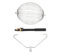 LIYJTK Collecteur d'écrous en Acier Inoxydable, ramasseur de balles de Tennis télescopique supérieur pour Les activités de Plein air