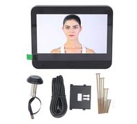 LIYJTK Intelligentes Video - T ü rklingel - Set 1080P WLAN 2 - Wege - Gegensprechanlage 4,3 - Zoll - Farbbildschirm 120° Weitwinkel - Nachtsicht - PIR digitaler T ü rspion