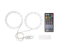 LIYJTK Kit de bandes lumineuses LED RGB, 400 effets d'éclairage, synchronisation de la musique, 8 couleurs, Console de jeu, méthodes de contrôle du son