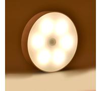 LIYJTK Lampe LED ronde veilleuse blanc chaud USB support mural rechargeable pour B (Tapez 2)