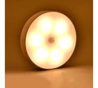 LIYJTK Lampe LED ronde veilleuse blanc chaud USB support mural rechargeable pour B (Tapez 3)