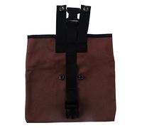 LIYJTK Sac de Recherche de Nourriture en Plein air, Sac de cueillette de Fruits en Tissu Oxford, Pochette à Outils Suspendue à la Taille, Pochette de Rangement de légumes de Jardin (Marron foncé)