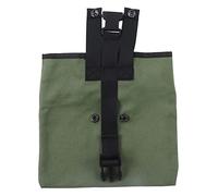 LIYJTK Sac de Recherche de Nourriture en Plein air, Sac de cueillette de Fruits en Tissu Oxford, Pochette à Outils Suspendue à la Taille, Pochette de Rangement de légumes de Jardin (Vert OD)