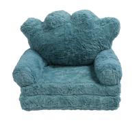 LIYJTK Vert Mignon Confortable Enfants canapé Chaise Pliante Couronne Doux Portable école Maison Maternelle Lecture (2 Niveaux)