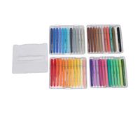LIZEALUCKY 48 Color Acrylic Marker Set Dual Tip Acrylic Paint Markers for Rock Painting Direct Liquid Type Acrylic Paint Pens with Storage Box for Art Crafts Projects