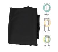 LIZEALUCKY Garden Hose Holder Cover 35.4x10x31.5in Weather Proof Water Hose Rack Cover with Tool Storage Pocket for Outdoor Yard
