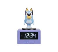 Paladone Réveil numérique avec veilleuse et Musique Bluey - Produit sous Licence Officielle pour Enfants, décoration de Chambre pour Jeunes Enfants, Fonctionne avec des Piles, idée Cadeau Mignonne