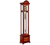 Lizhuzhuzs28 Accueil Horloge de Bureau rétro for Salon, Plancher mécanique en Bois Décoration