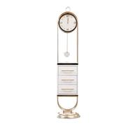 Lizhuzhuzs28 Accueil Horloge de Sol avec Trois tiroirs, Moderne, américain, muet, rétro Décoration