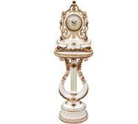 Lizhuzhuzs28 Accueil Horloge de Sol Grand-père, horloges sur Pied, analogique en métal Décoration