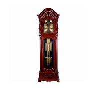 Lizhuzhuzs28 Accueil Horloge Grand-père Vintage Marron rougeâtre Décoration