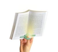 lizia - Lampe de lecture et liseuse LED rechargeable - Support de livre ergonomique à une main - Vert