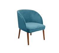 LIZXJY 1/2/4 Pieces Housse de Chaise Salle A Manger Semi Circulaire Extensible Scandinave Housse de Dossier Couverture de Chaise avec Accoudoir de Fauteuil Salon Lavable pour Bureau(A10,1PCS)