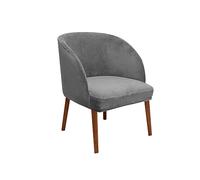 LIZXJY 1/2/4 Pieces Housse de Chaise Salle A Manger Semi Circulaire Extensible Scandinave Housse de Dossier Couverture de Chaise avec Accoudoir de Fauteuil Salon Lavable pour Bureau(A8,2PCS)