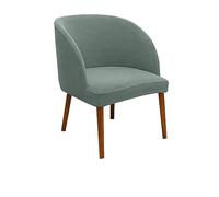 LIZXJY 1/2/4 Pieces Housse de Chaise Salle A Manger Semi Circulaire Extensible Scandinave Housse de Dossier Couverture de Chaise avec Accoudoir de Fauteuil Salon Lavable pour Bureau(B,1PCS)