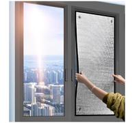 LJDJRHXH Film Aluminisé Réfléchissant Anti Chaleur, 30 50 60 70 80 90 100 cm L Film Isolant Occultant Anti UV pour Vitrage, Film Fenêtre Anti Regard Protection Solaire avec Ventouse(120cmx170cm)